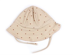 Lil Atelier rose dust heart sun hat